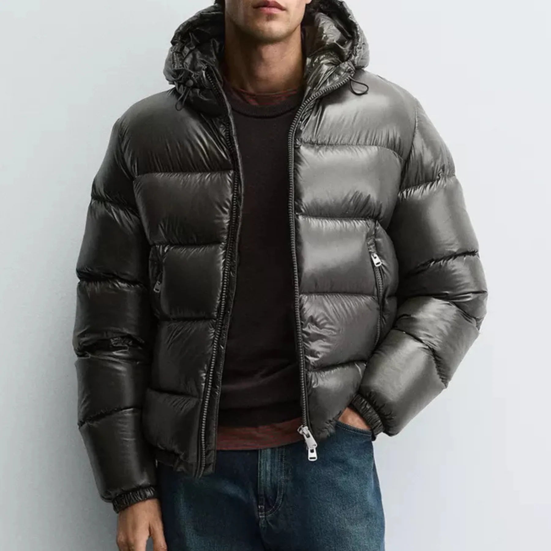 Puffer Jacket - Olive