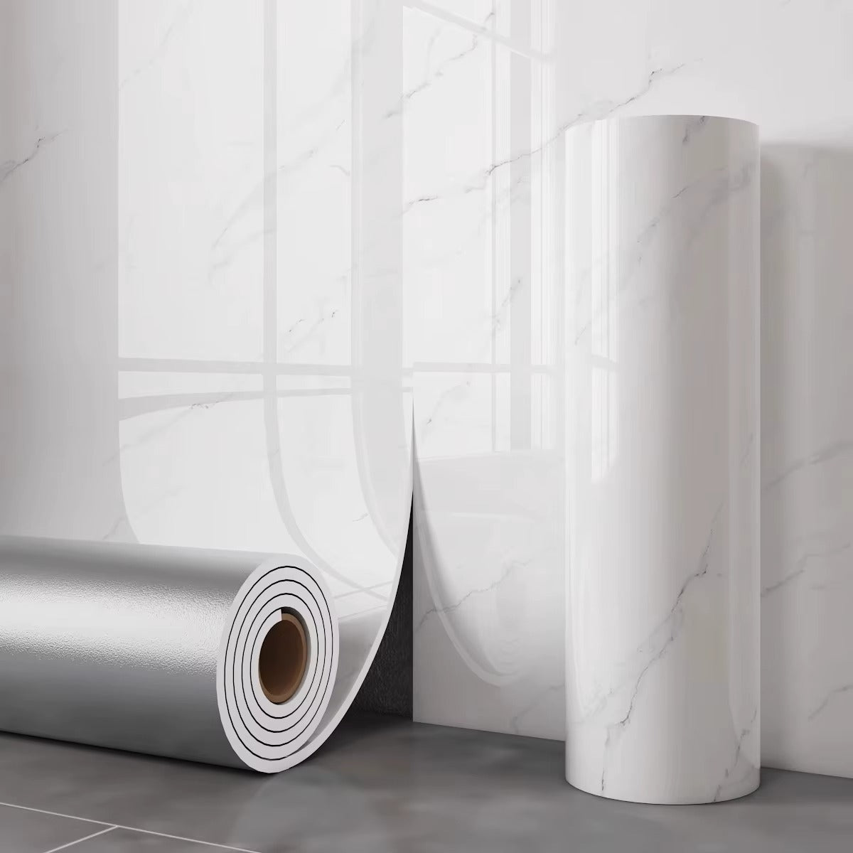 Carta da Parati Effetto Marmo 3D Adesiva
