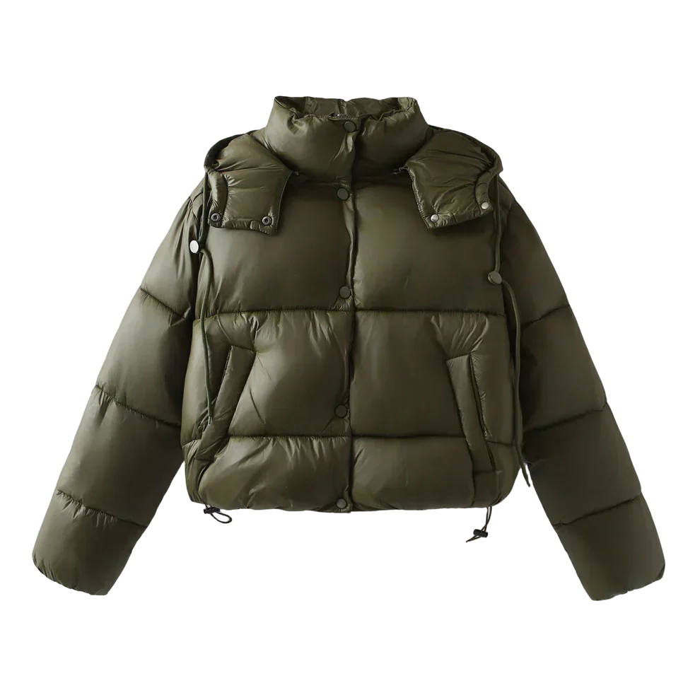 Compact Puffer Jacket - Olive