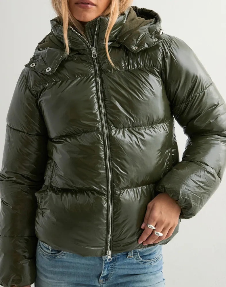 Puffer Jacket - Dark Green