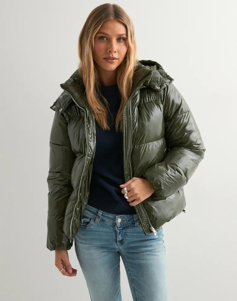 Puffer Jacket - Dark Green